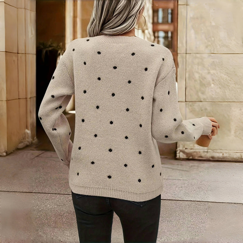 Nina | Women’s Polka Dot Sweater