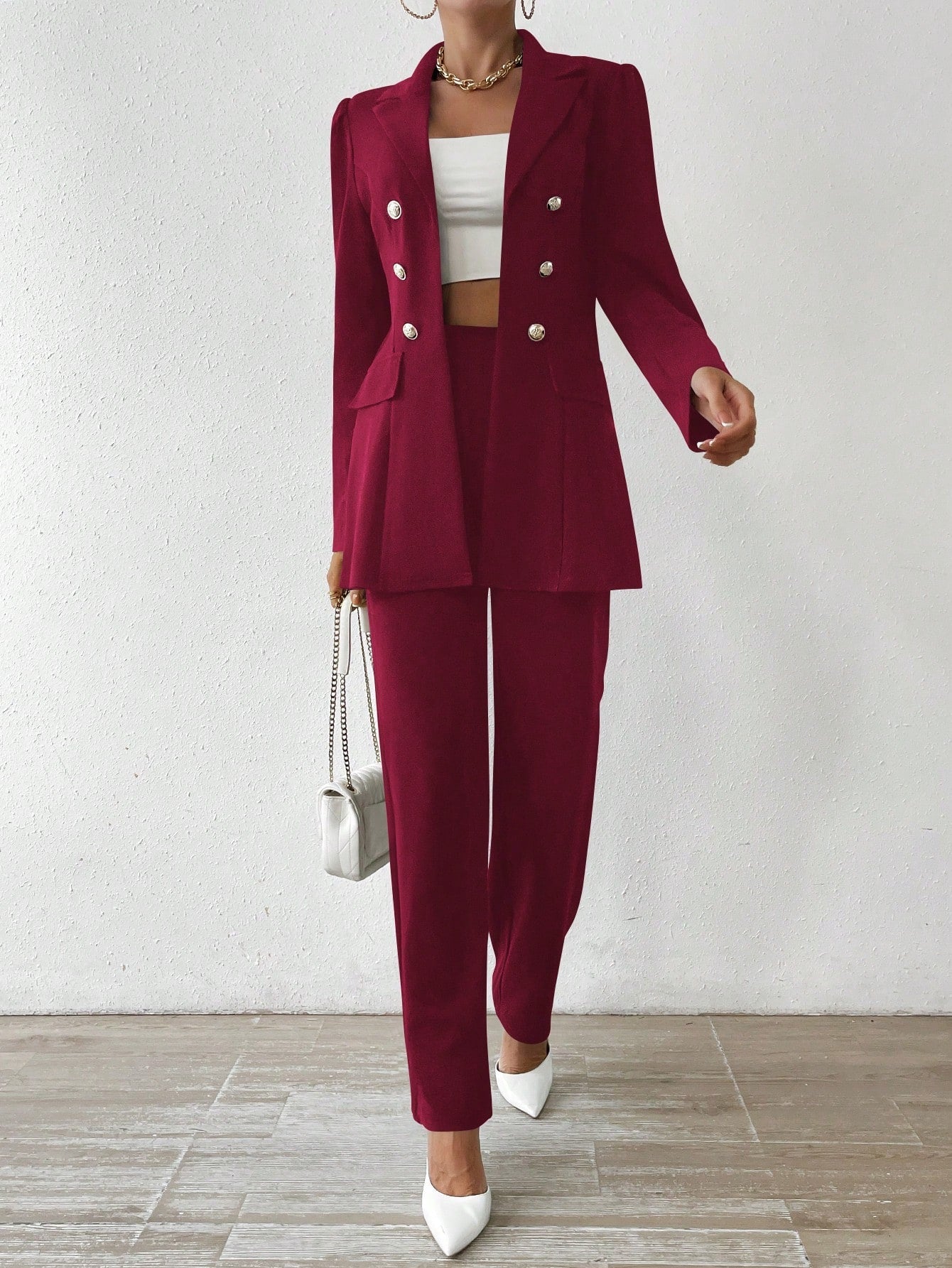 Tina | Long Sleeve Suit Ensemble