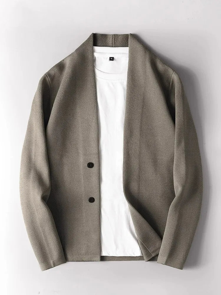 Bertin - Casual knitted cardigan with buttons