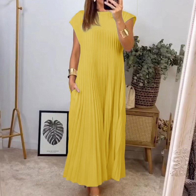 Valeria Elegance – Pleated Dress