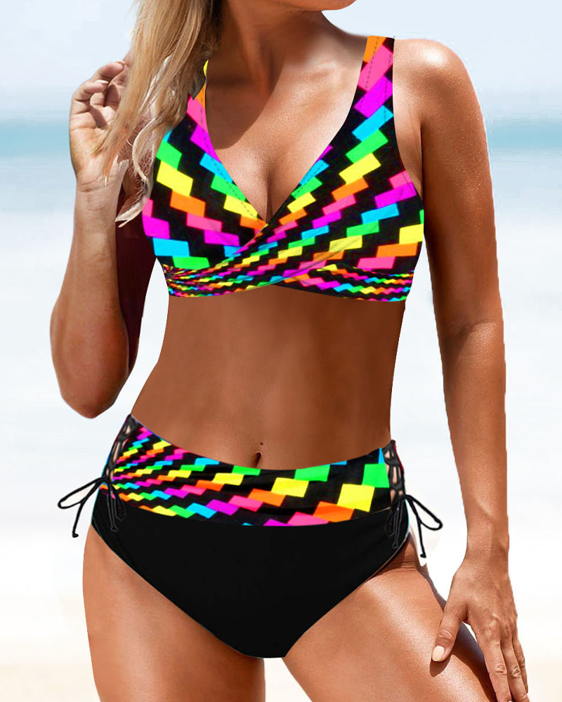 Shelly | Vibrant Colourful Bikini