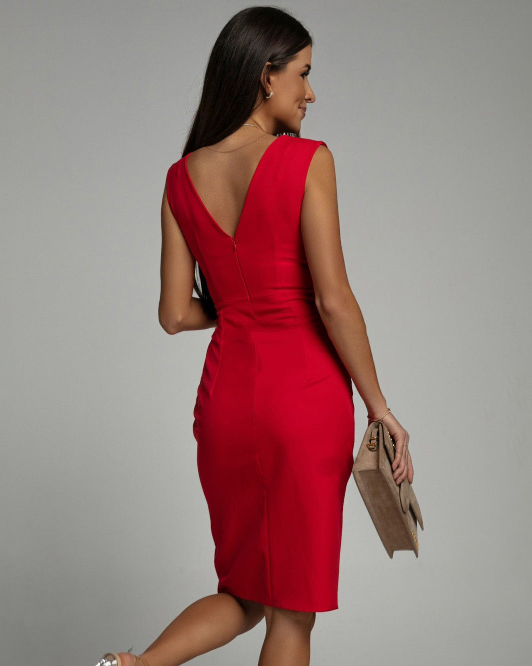 Celina™ | Cocktail Dress with Pleated Design