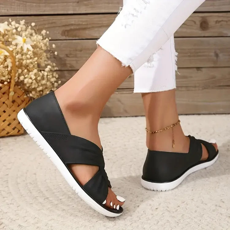 Jannete | Bow Tie Slip-On Sandal