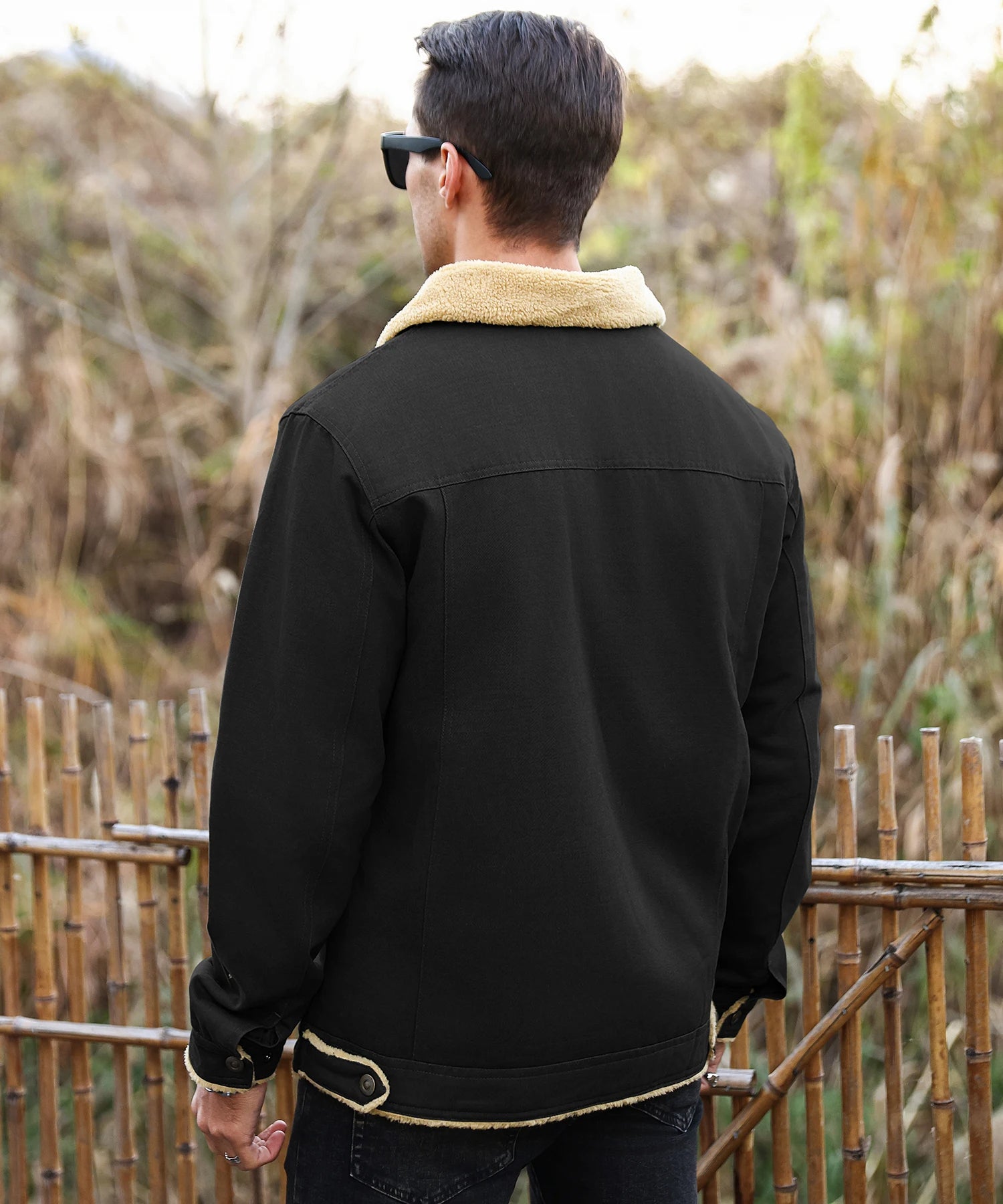 Casey | Fleece Bomber Jacket