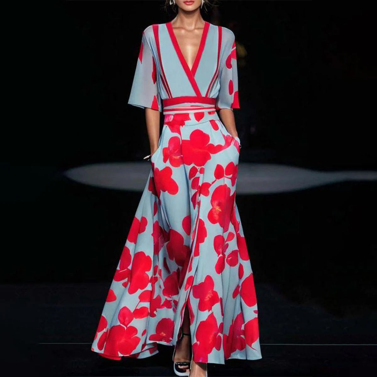 Andrina - Dress with elegant sleeves