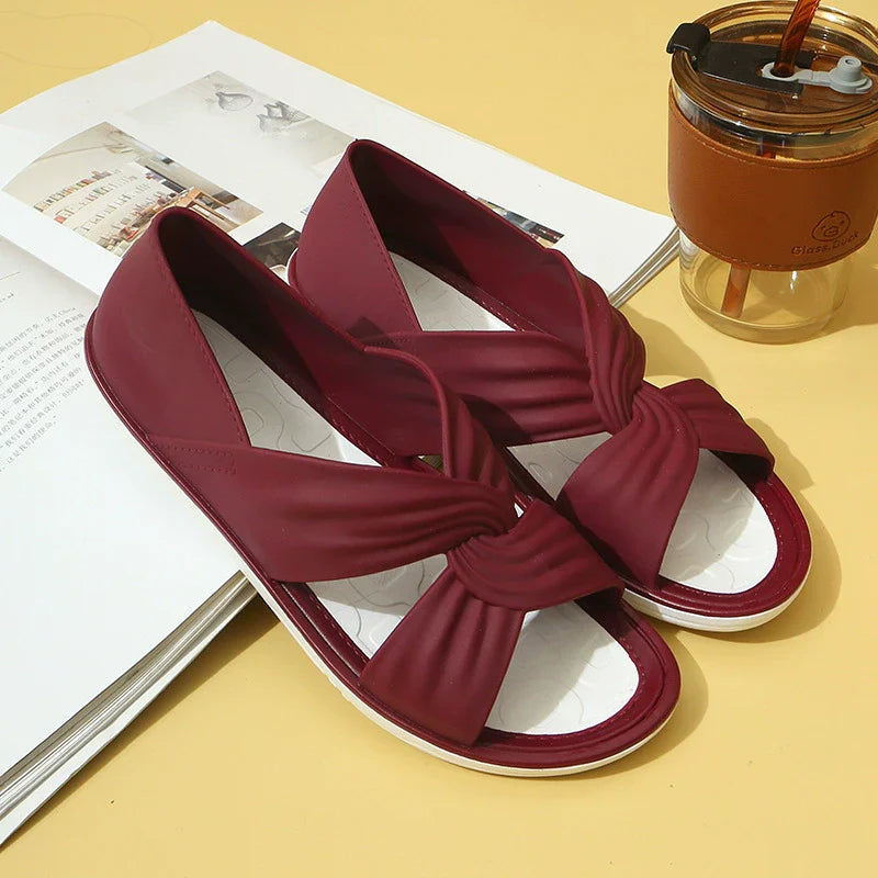 Jannete | Bow Tie Slip-On Sandal