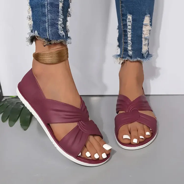 Jannete | Bow Tie Slip-On Sandal