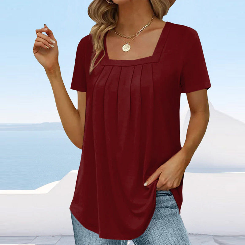 Celia | Elegant Pleated Blouse
