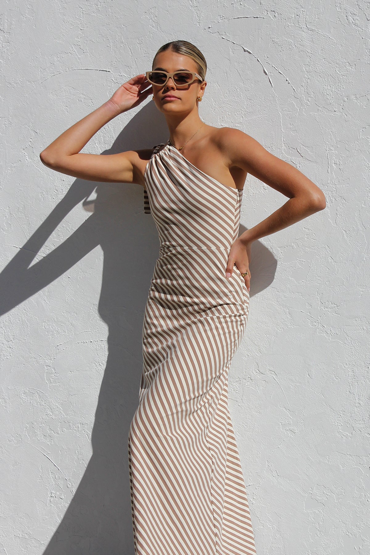 Rocia™ | Summer dress with stripes and an elegant touch