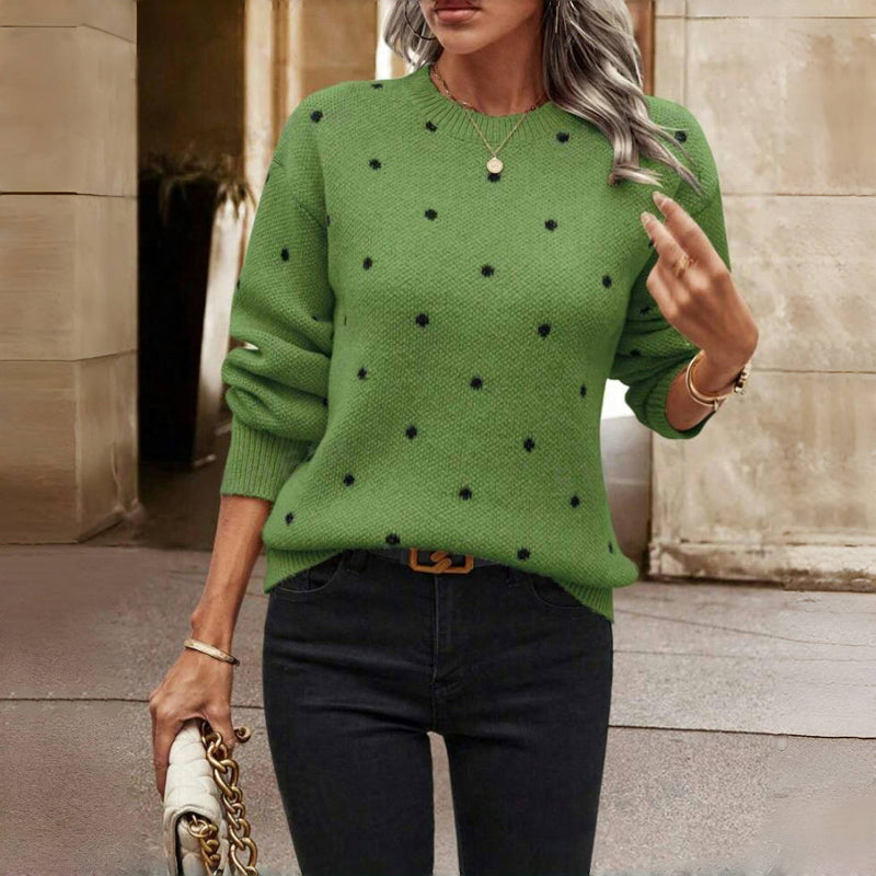 Nina | Women’s Polka Dot Sweater