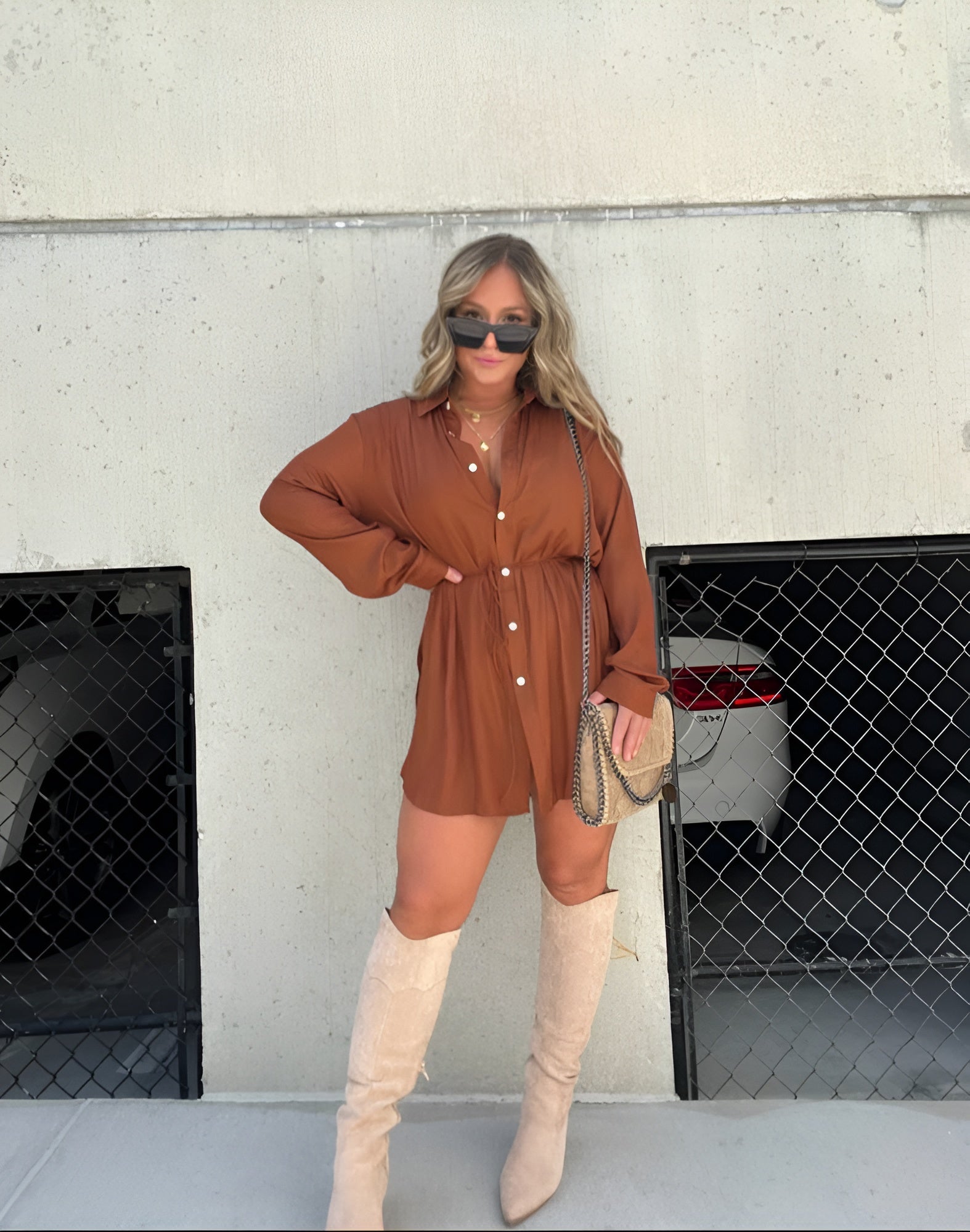 Lea™ | Stylish Shirt Dress