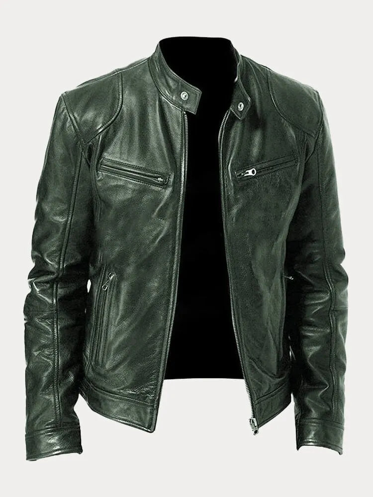 MIKE™ | CASUAL LEATHER JACKET