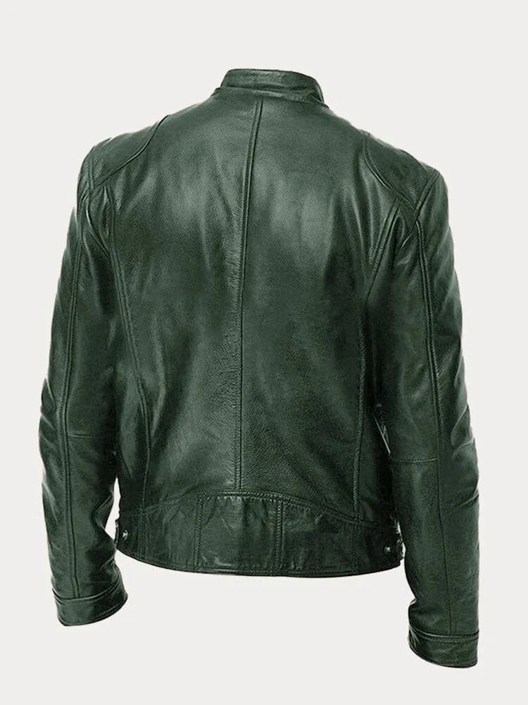 MIKE™ | CASUAL LEATHER JACKET