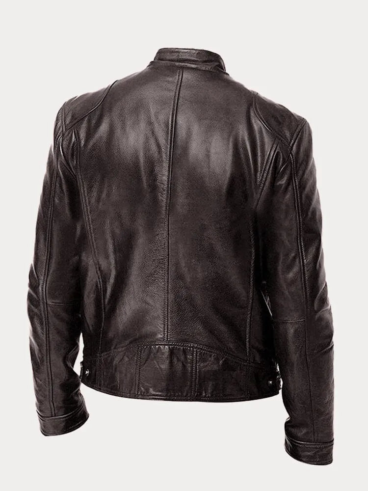 MIKE™ | CASUAL LEATHER JACKET