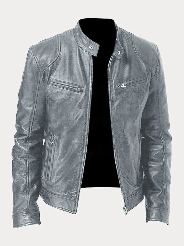 MIKE™ | CASUAL LEATHER JACKET