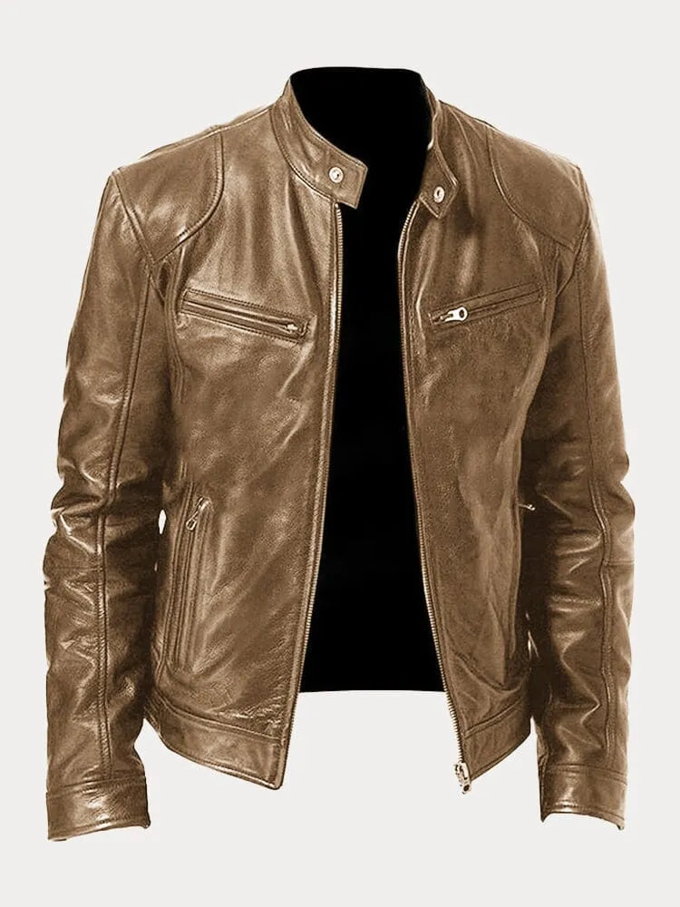 MIKE™ | CASUAL LEATHER JACKET