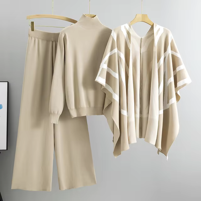 Brianna | Soft, Comfortable 3-Piece Knitted Set