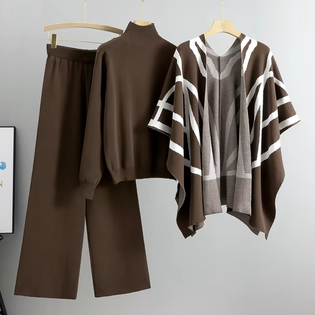 Brianna | Soft, Comfortable 3-Piece Knitted Set