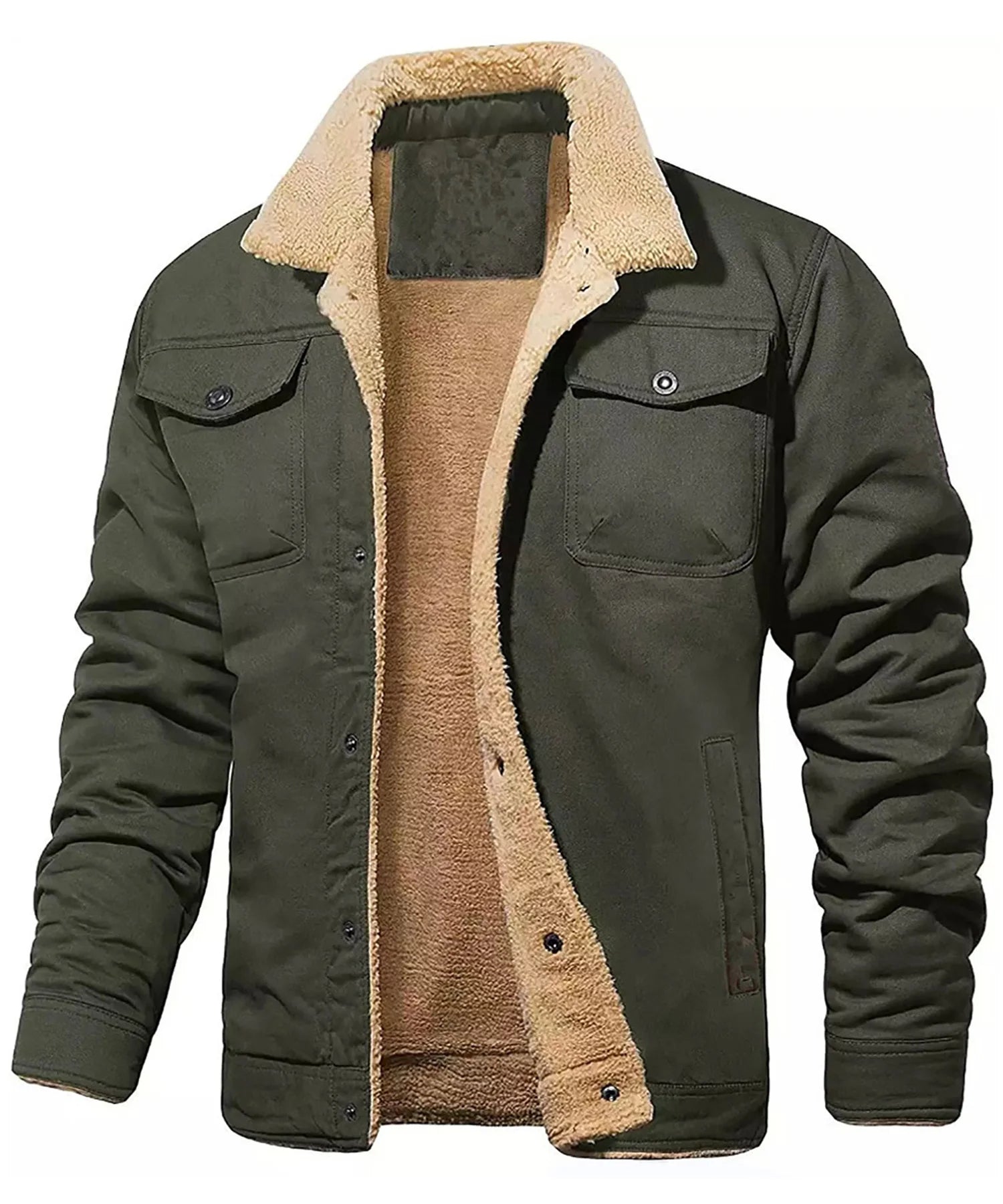 Casey | Fleece Bomber Jacket