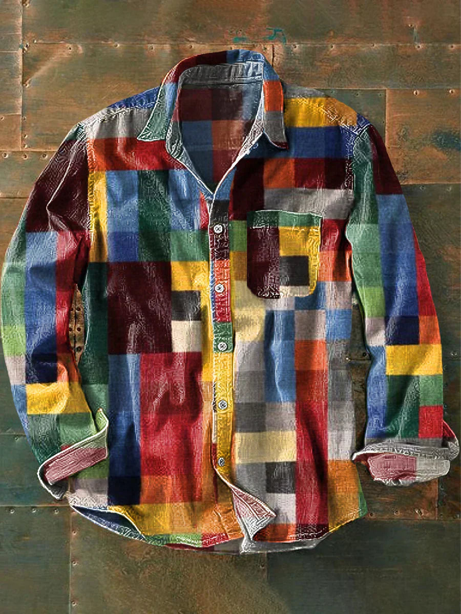 Mathias | Men’s Long Sleeve Shirt with Pocket