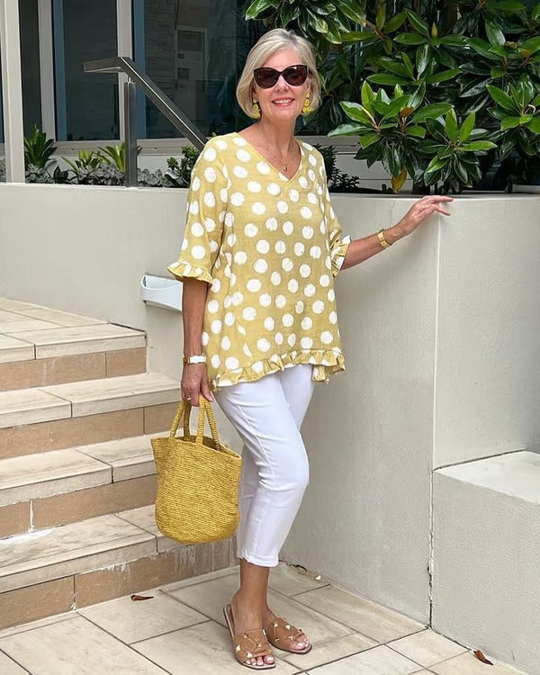 Patty | Stylish V-Neck Blouse