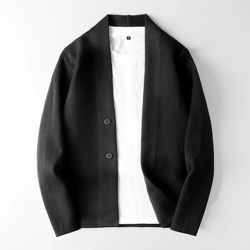 Bertin - Casual knitted cardigan with buttons