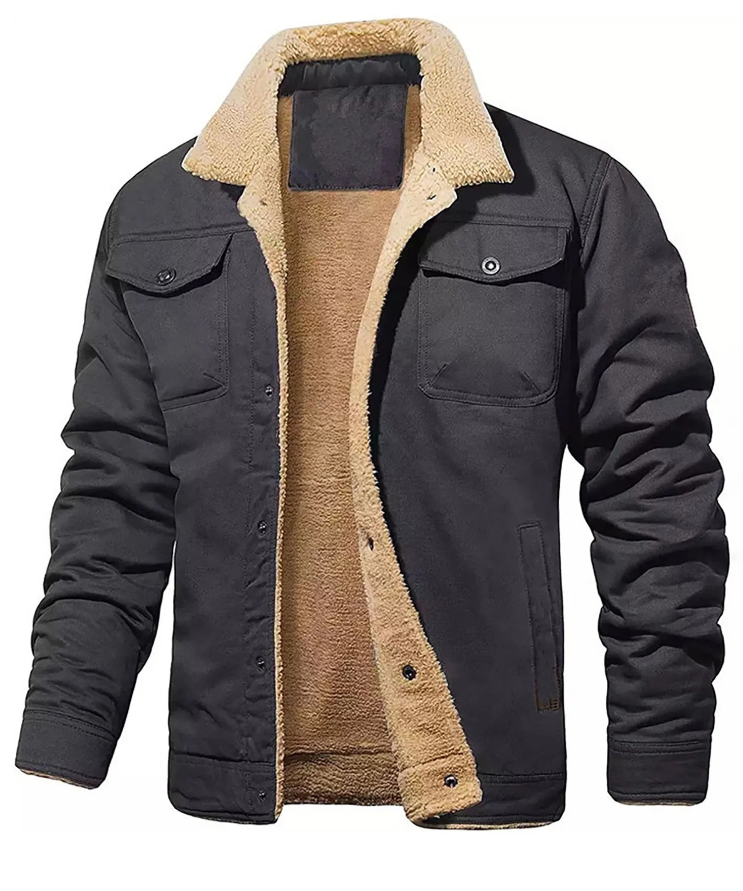 Casey | Fleece Bomber Jacket