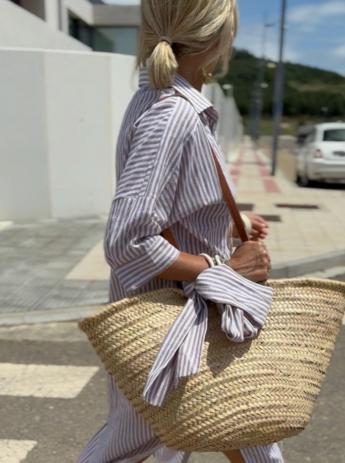 Lova | Classic Striped Shirt Dress