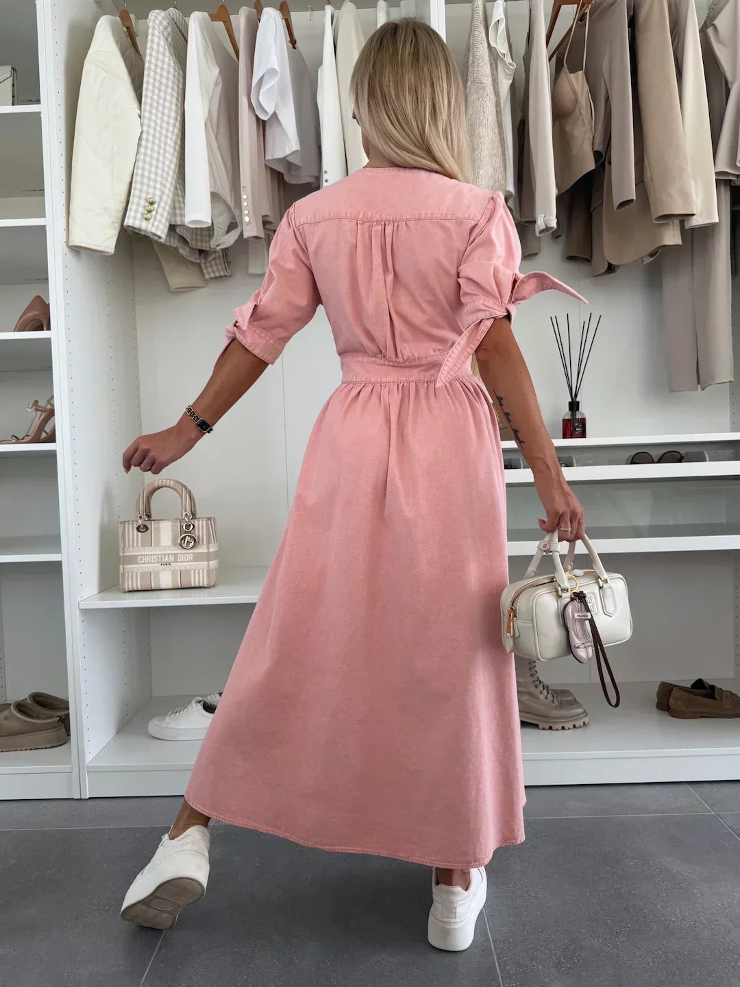 Luise™ | Radiant Denim Dress
