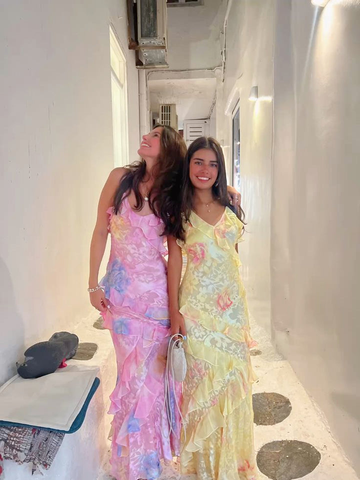 Fabiola | Light Dress with Ruffles