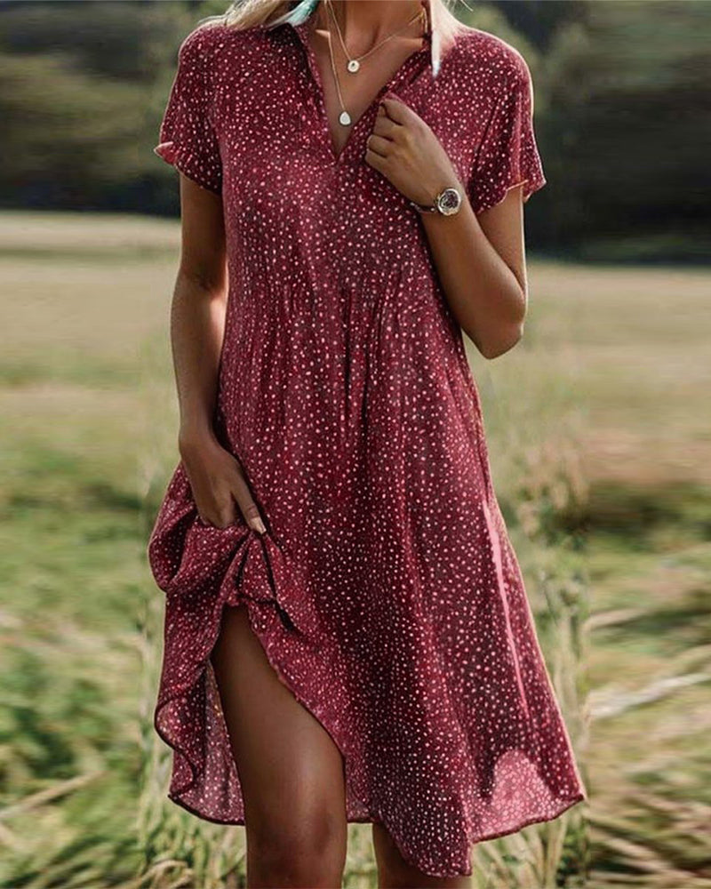 Yara™ | Airy Polka Dot Mini Dress
