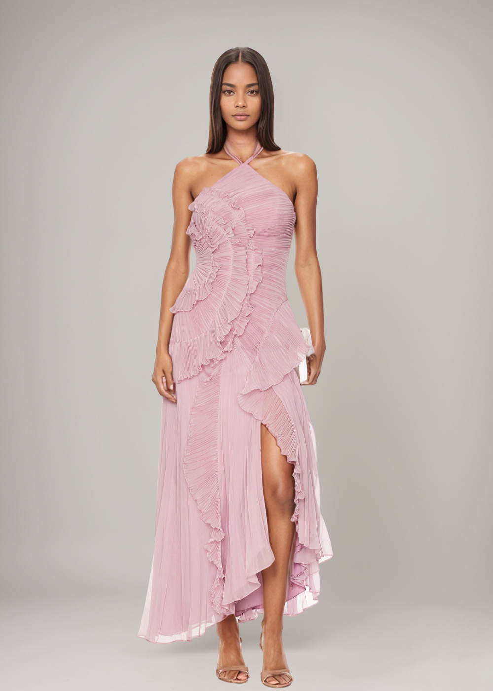 Corinne™ | Pleated Asymmetric Dress