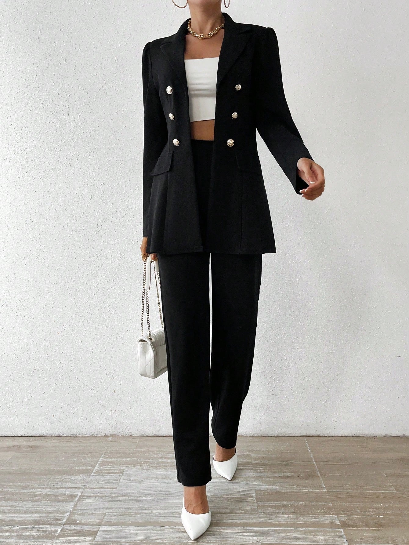 Tina | Long Sleeve Suit Ensemble