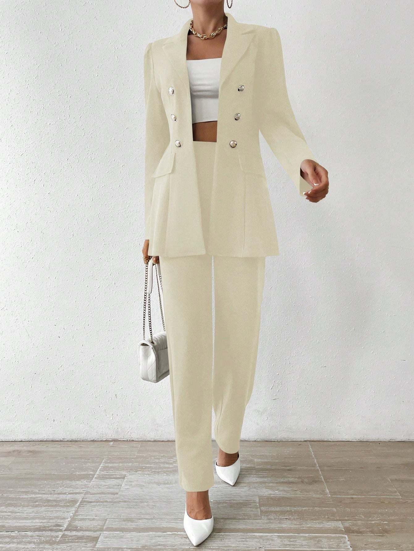 Tina | Long Sleeve Suit Ensemble