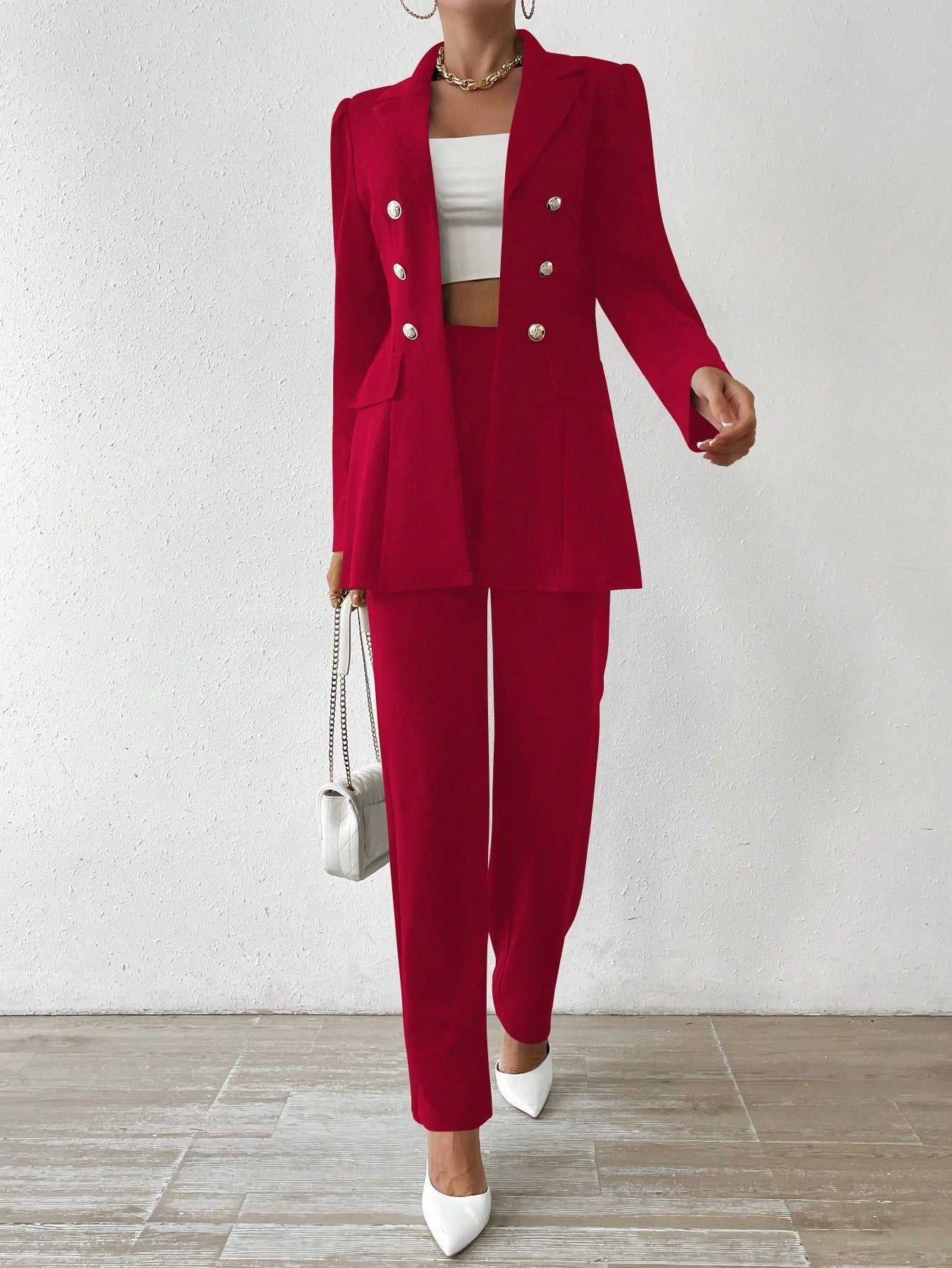 Tina | Long Sleeve Suit Ensemble