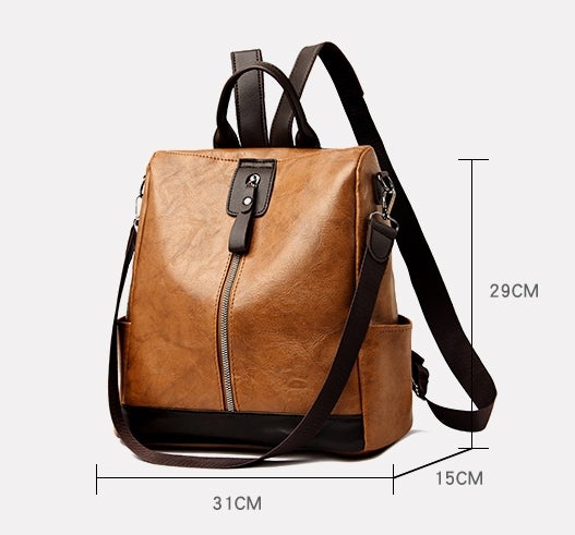 Maria | Harper's Versatile Leather Backpack