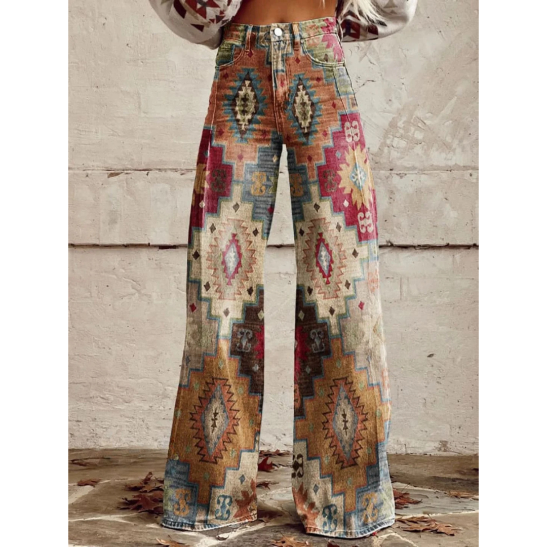DEMI | BOHO VINTAGE FLARE PANTS