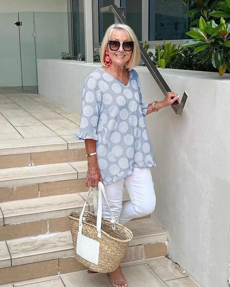 Patty | Stylish V-Neck Blouse