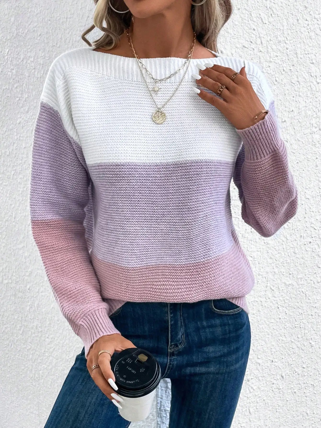 Aurora | Ombre knitted sweater