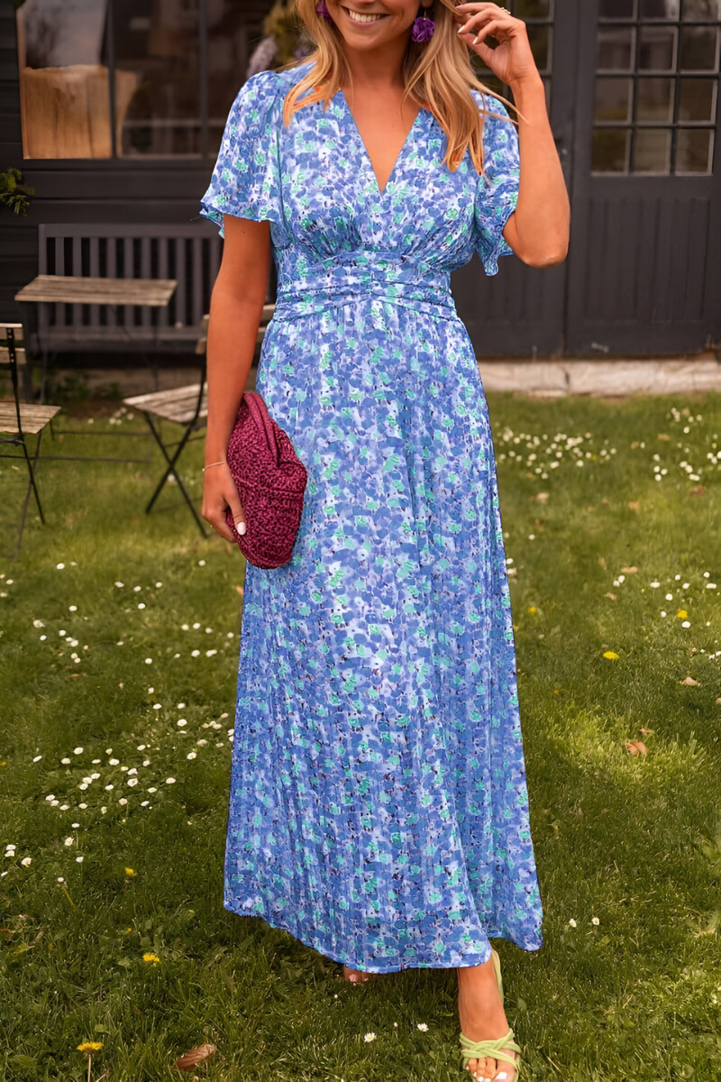 Anja™ | V-neck Maxi Dress