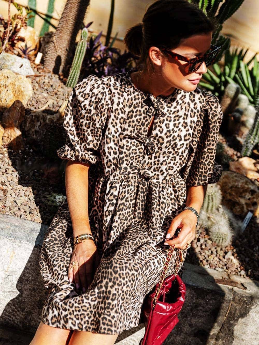 Stylish Leopard Print Dress for a Fierce Look