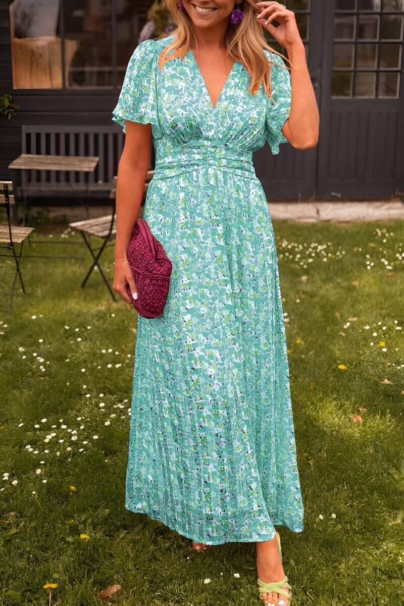 Anja™ | V-neck Maxi Dress