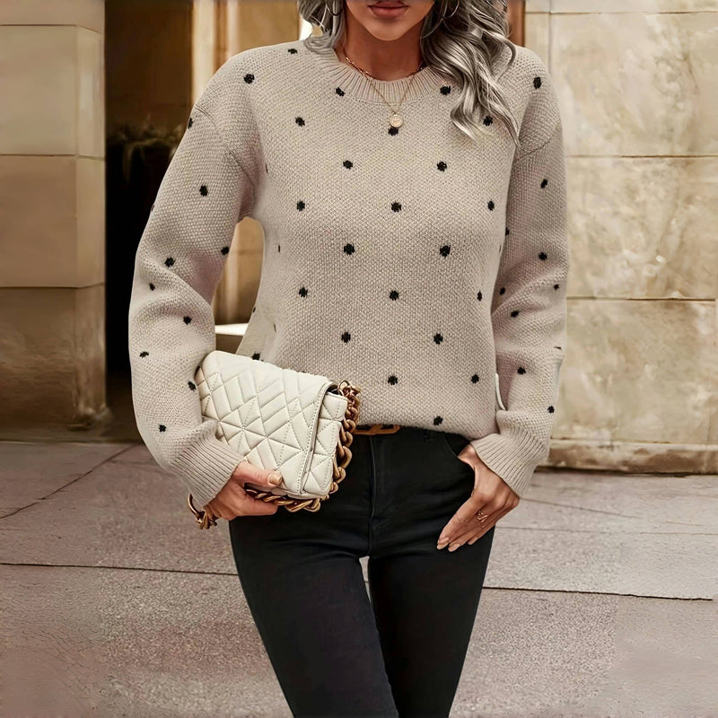 Nina | Women’s Polka Dot Sweater