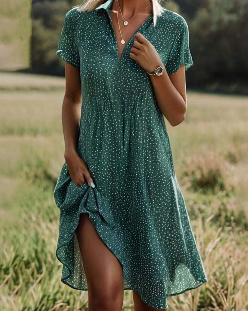 Yara™ | Airy Polka Dot Mini Dress