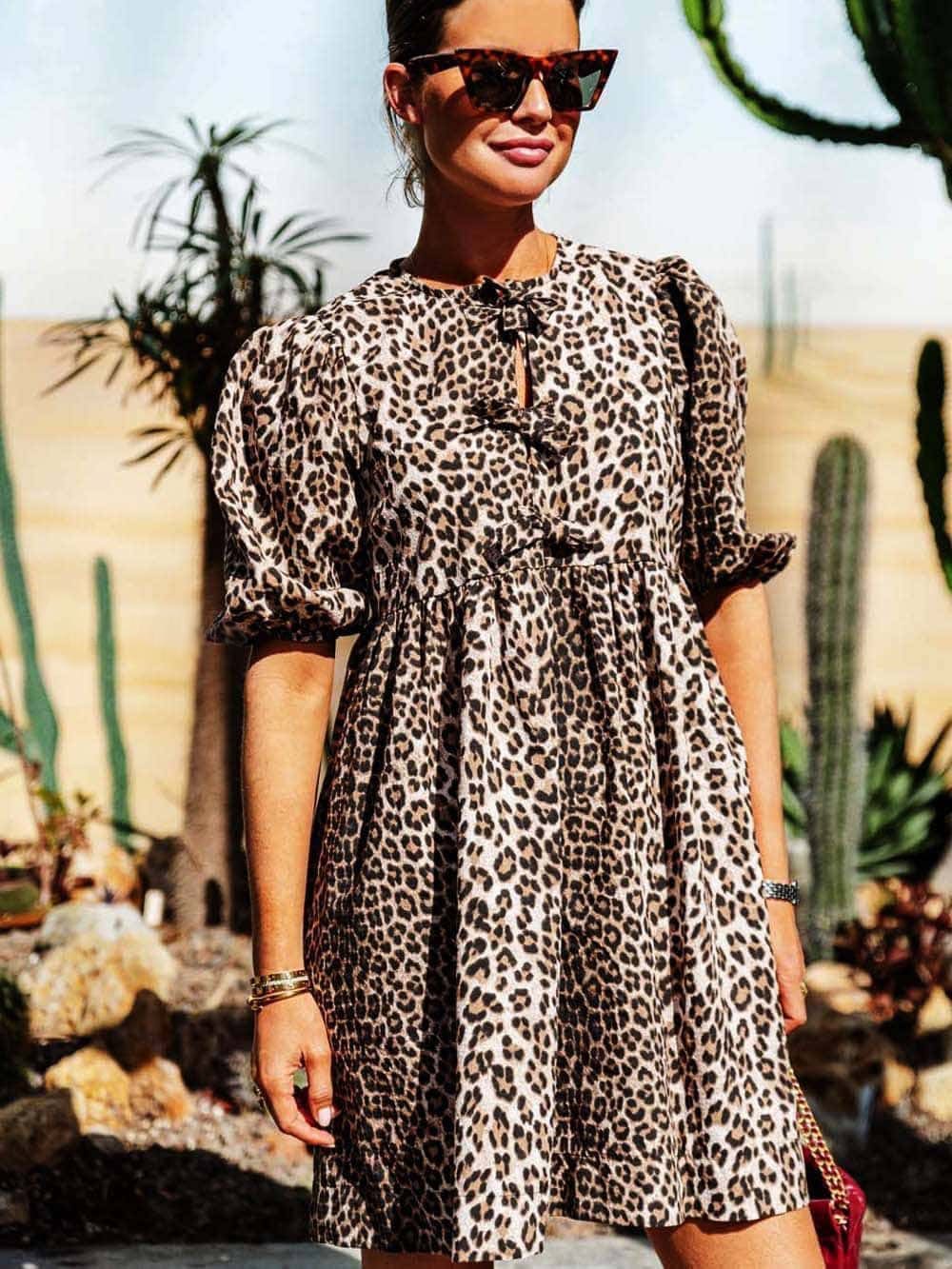 Stylish Leopard Print Dress for a Fierce Look