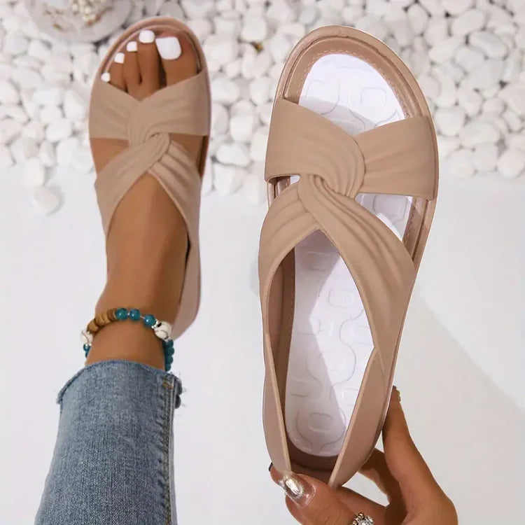 Jannete | Bow Tie Slip-On Sandal