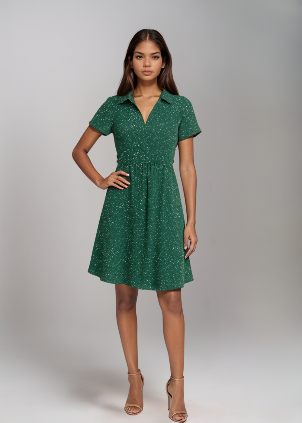 Yara™ | Airy Polka Dot Mini Dress