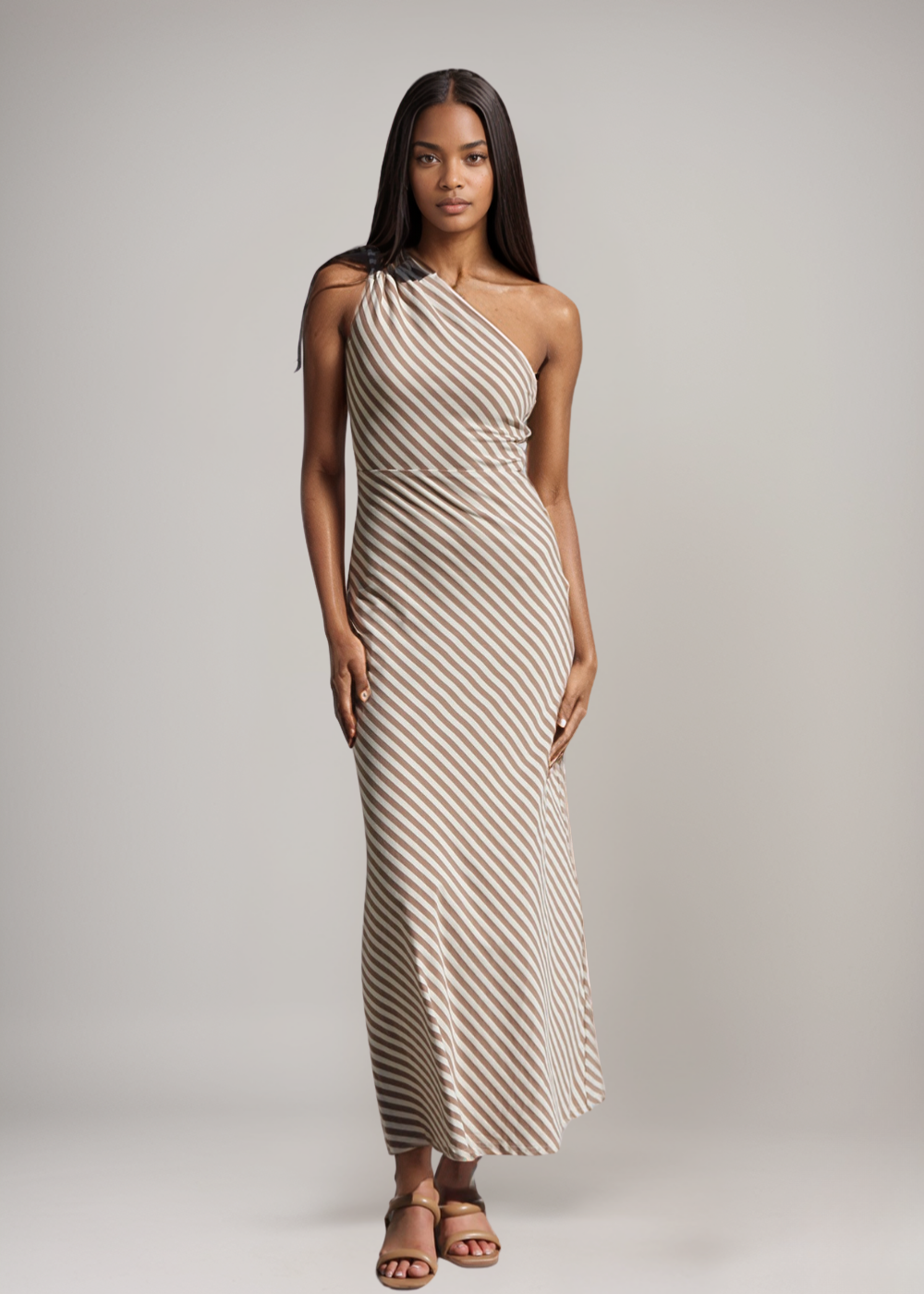 Rocia™ | Summer dress with stripes and an elegant touch