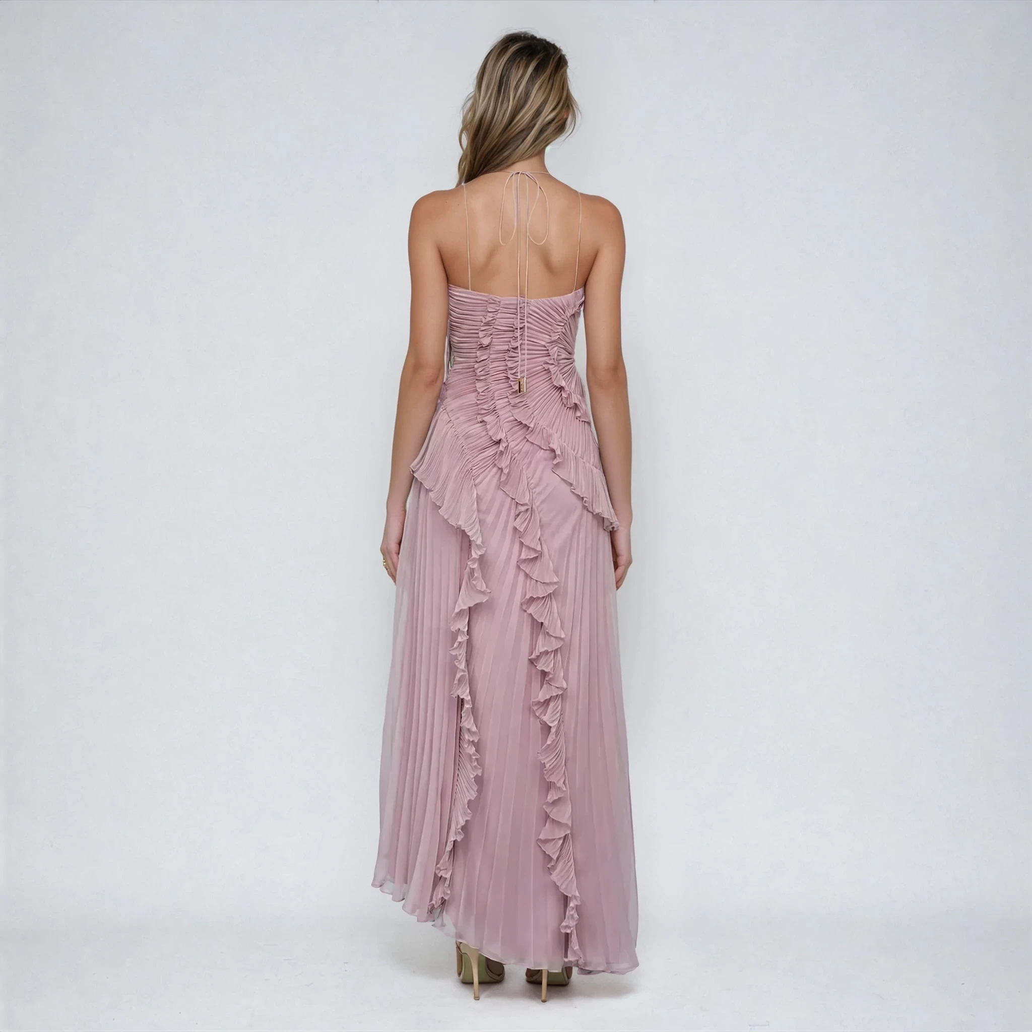 Hailey™ | Pleated Asymmetric Dress