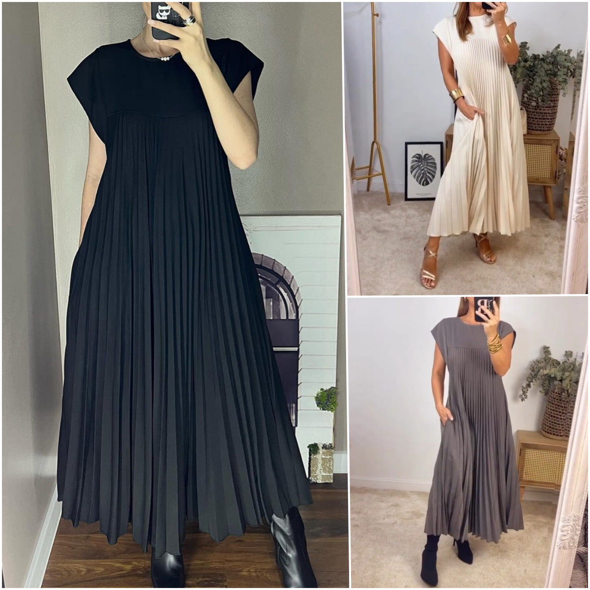 Valeria Elegance – Pleated Dress